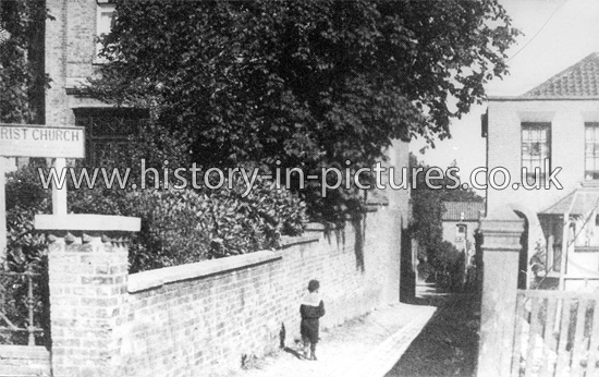 Entrance to Brickfields, Woodford Green, Essex, c.